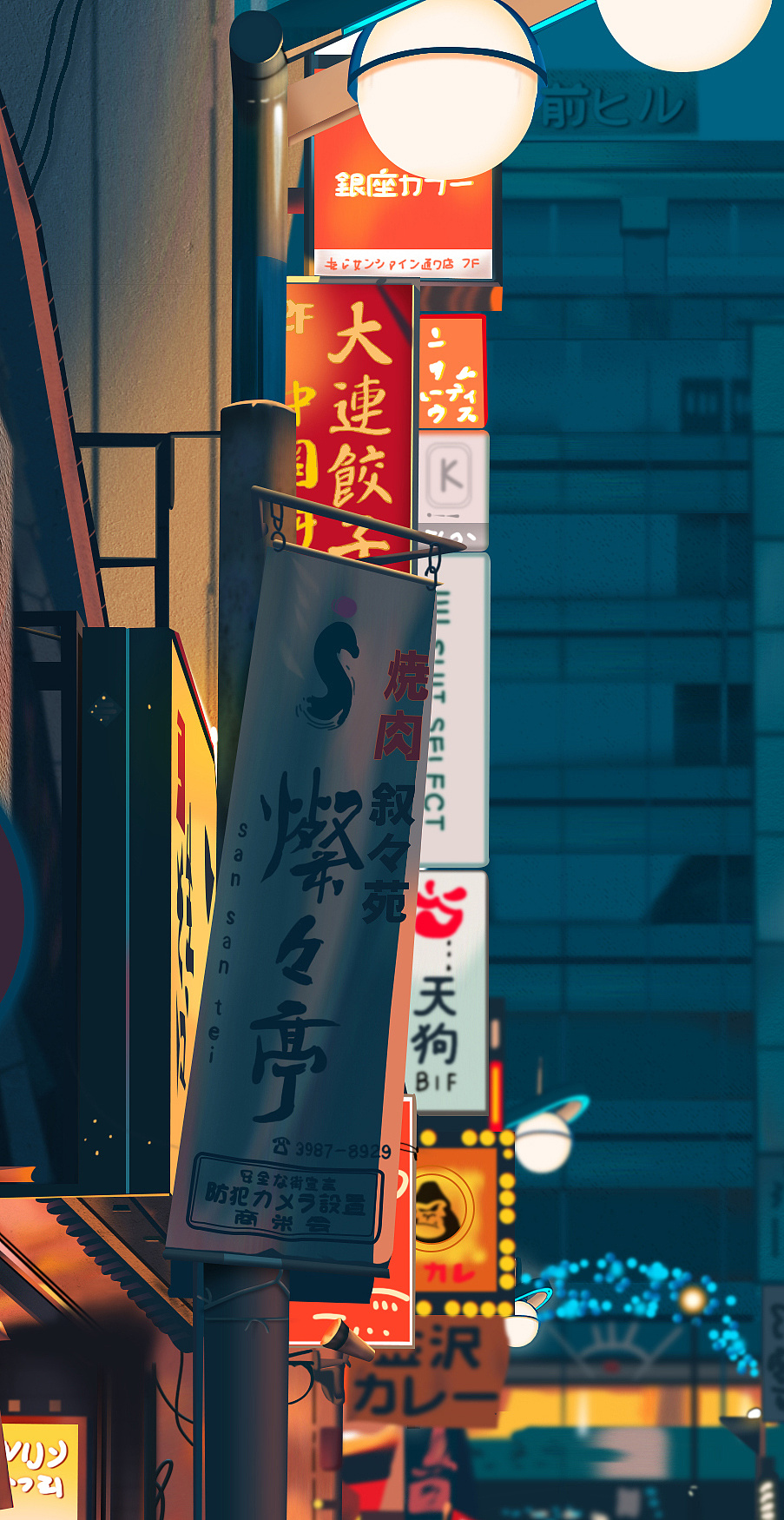 日本街头超写实手绘|插画|创作习作|wxxhyf - 原创作品 - 站酷 (zcool