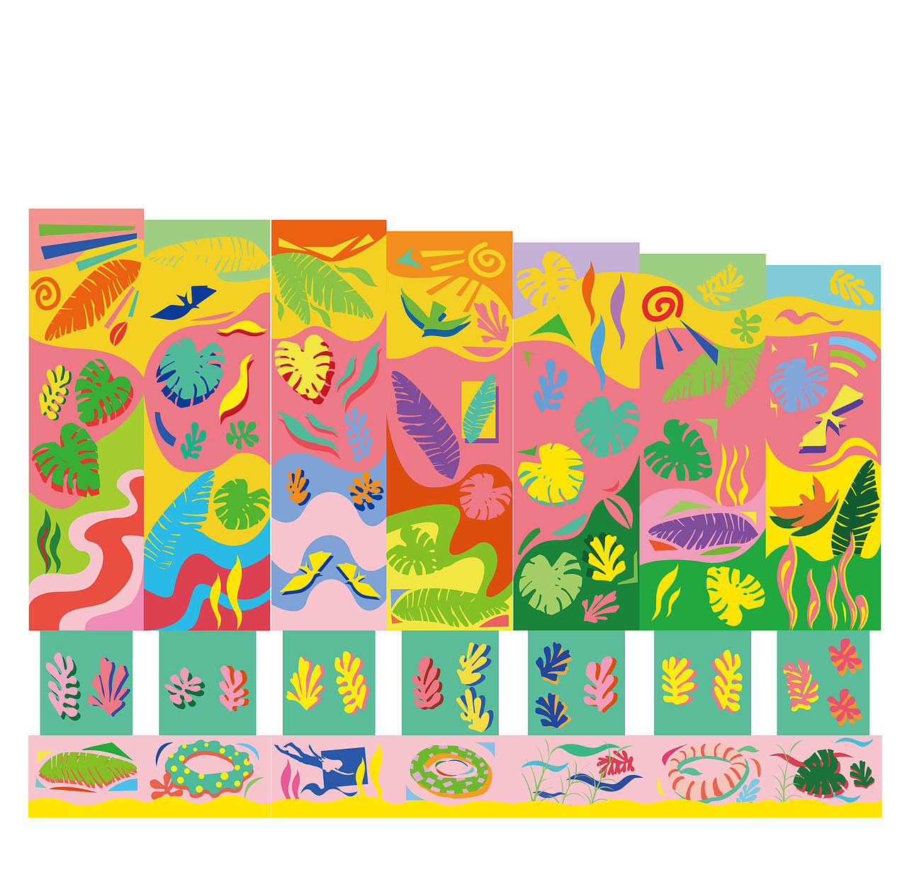 夏——彩色玻璃墙装置艺术设计（图ZMTAxODc4NjE2） - 实验艺术 - 站酷设计师里昂大大大大神原创素材 - 站酷ZCOOL