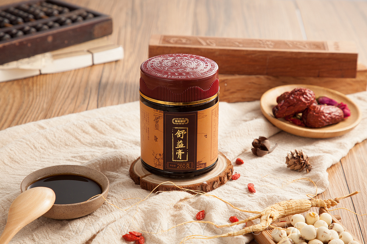 【楚能臻品】中药材摄影，膏滋补品（图ZMTIzNTM2MjY0） - 产品摄影 - 站酷设计师唯艺创索视觉策划原创素材 - 站酷ZCOOL