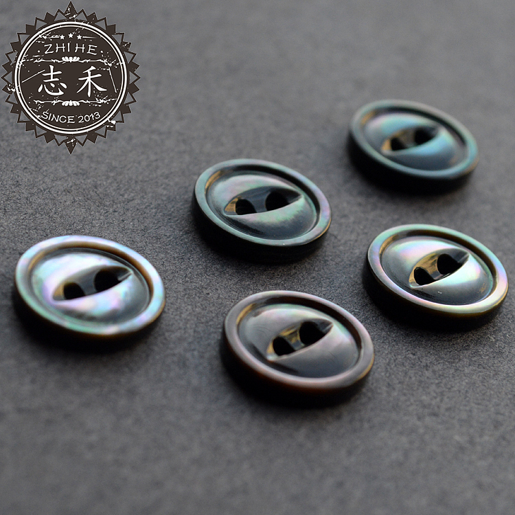 志禾 黑色鱼眼猫眼两眼黑蝶贝高级定制衬衫贝壳纽扣（图ZMTE4NDIyMDY4） - 其他服装 - 站酷设计师我是清风原创素材 - 站酷ZCOOL