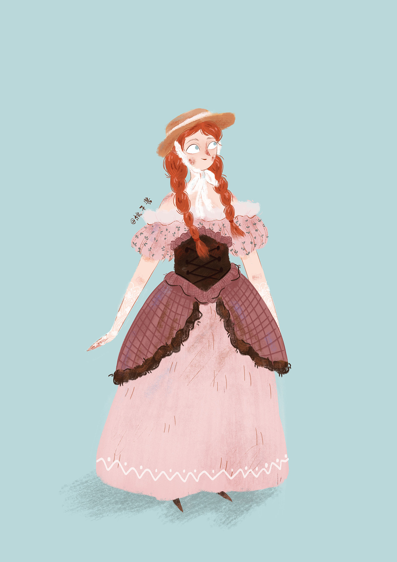 小清新少女系列