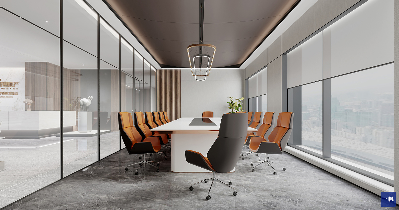 一帆设计 | 办公空间效果图表现