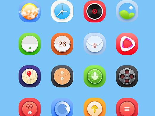 手机图标临摹（个人主页-ZMjQzOTQyODg=） - 图标 - 站酷设计师胖子ing原创素材 - 站酷ZCOOL