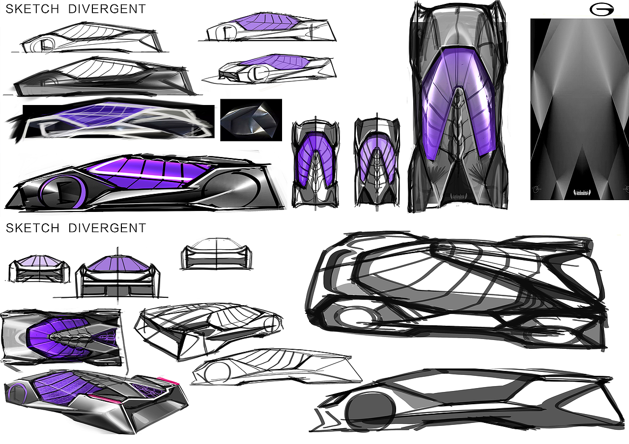 【汽车设计】GAC CONCET CAR 特工变身概念车（图ZMTkzOTg4NTky） - 交通工具 - 站酷设计师mobeini原创素材 - 站酷ZCOOL