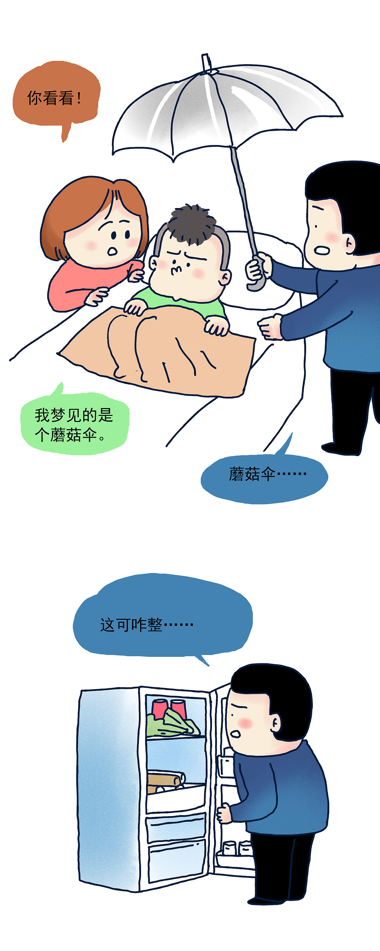 #大树的日常# 养娃路上经常发生一些奇怪的事（图ZMTk0MTkwNTI0） - 短篇/格漫 - 站酷设计师_小矛原创素材 - 站酷ZCOOL