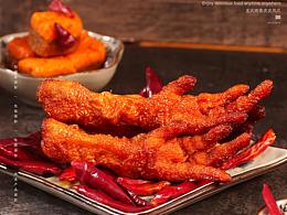 零食 鸡爪猪蹄 产品拍摄 麻辣 火锅口味 