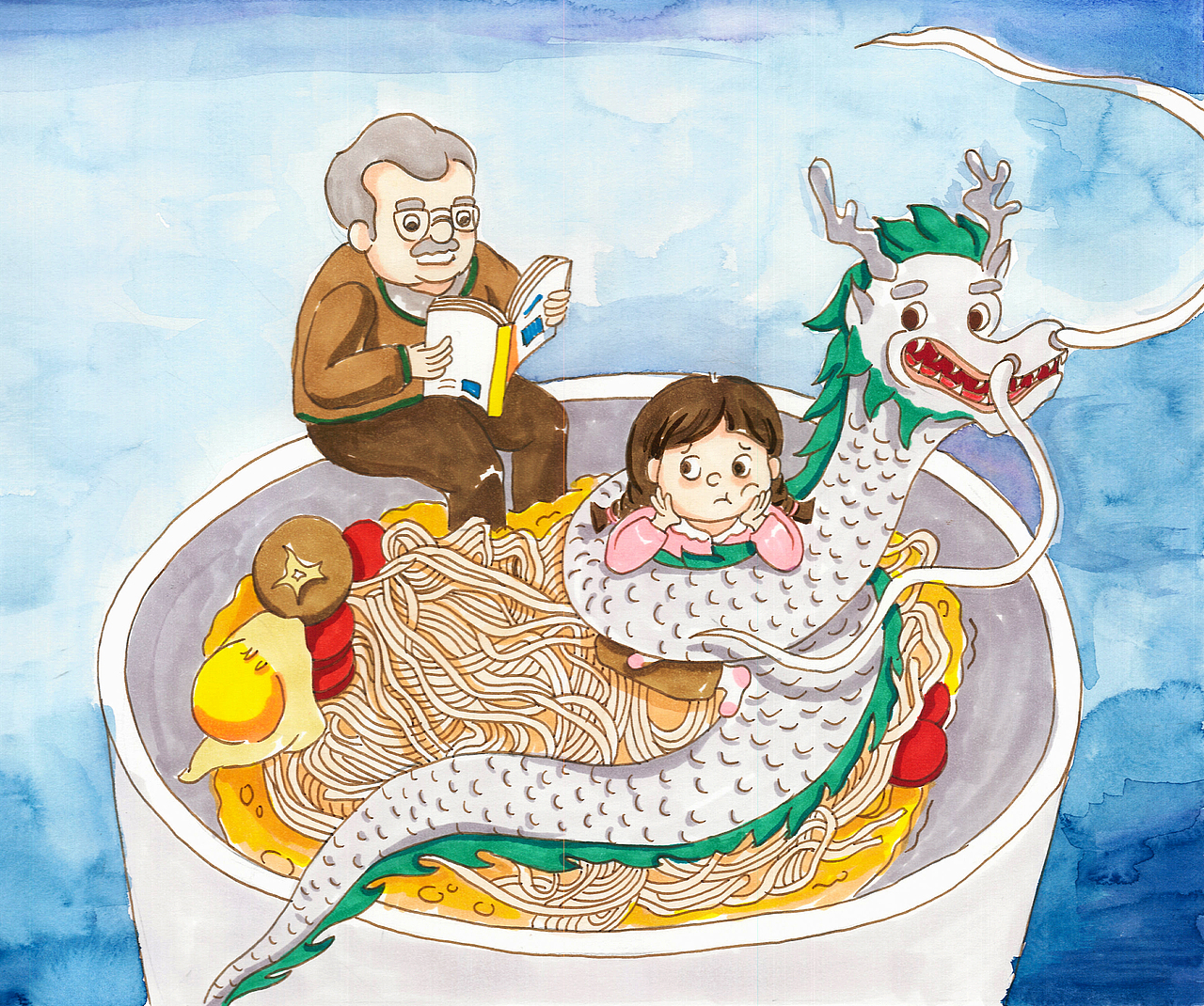 儿童绘本·美食插画篇——宅家IDEA