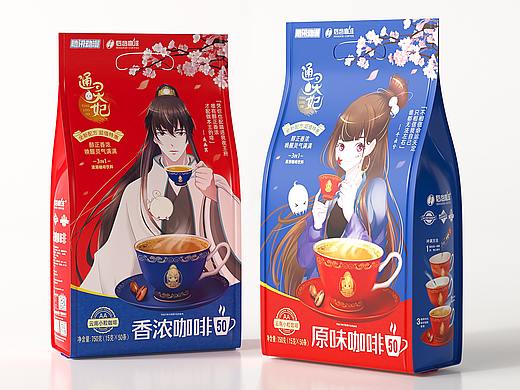 后谷咖啡×通灵妃IP丨咖啡品牌丨云南小粒咖啡