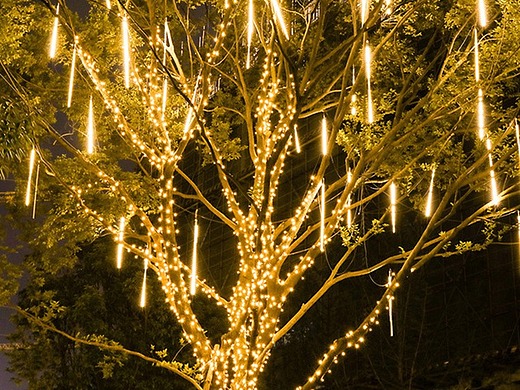 防水灯串 户外夜景亮化 中山铭星承接户外灯光亮化工程