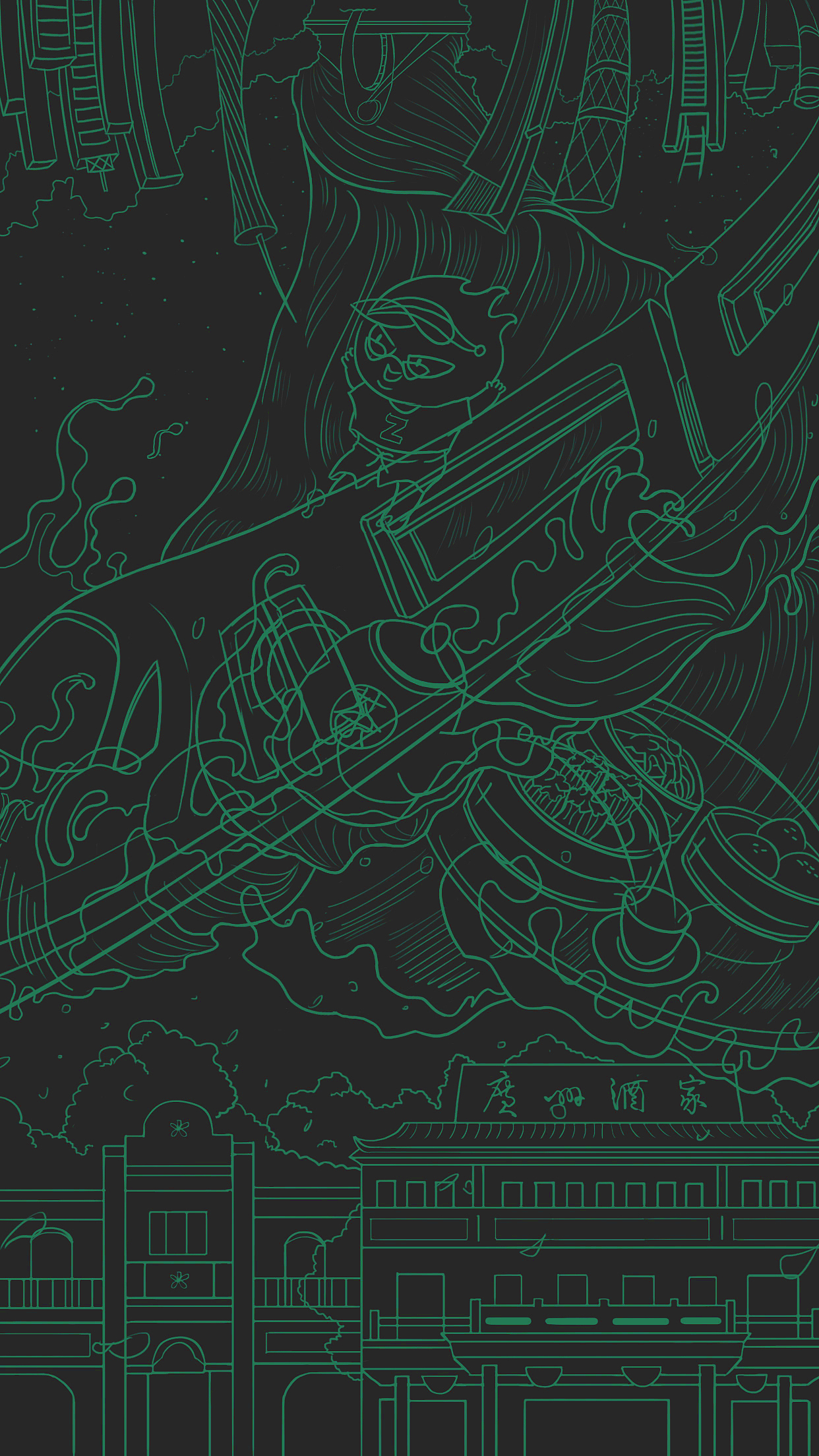 小Z的旅城，下一站 · 广州（图ZMjU3MTM1NTA0） - 创作习作 - 站酷设计师寺若Siruo原创素材 - 站酷ZCOOL