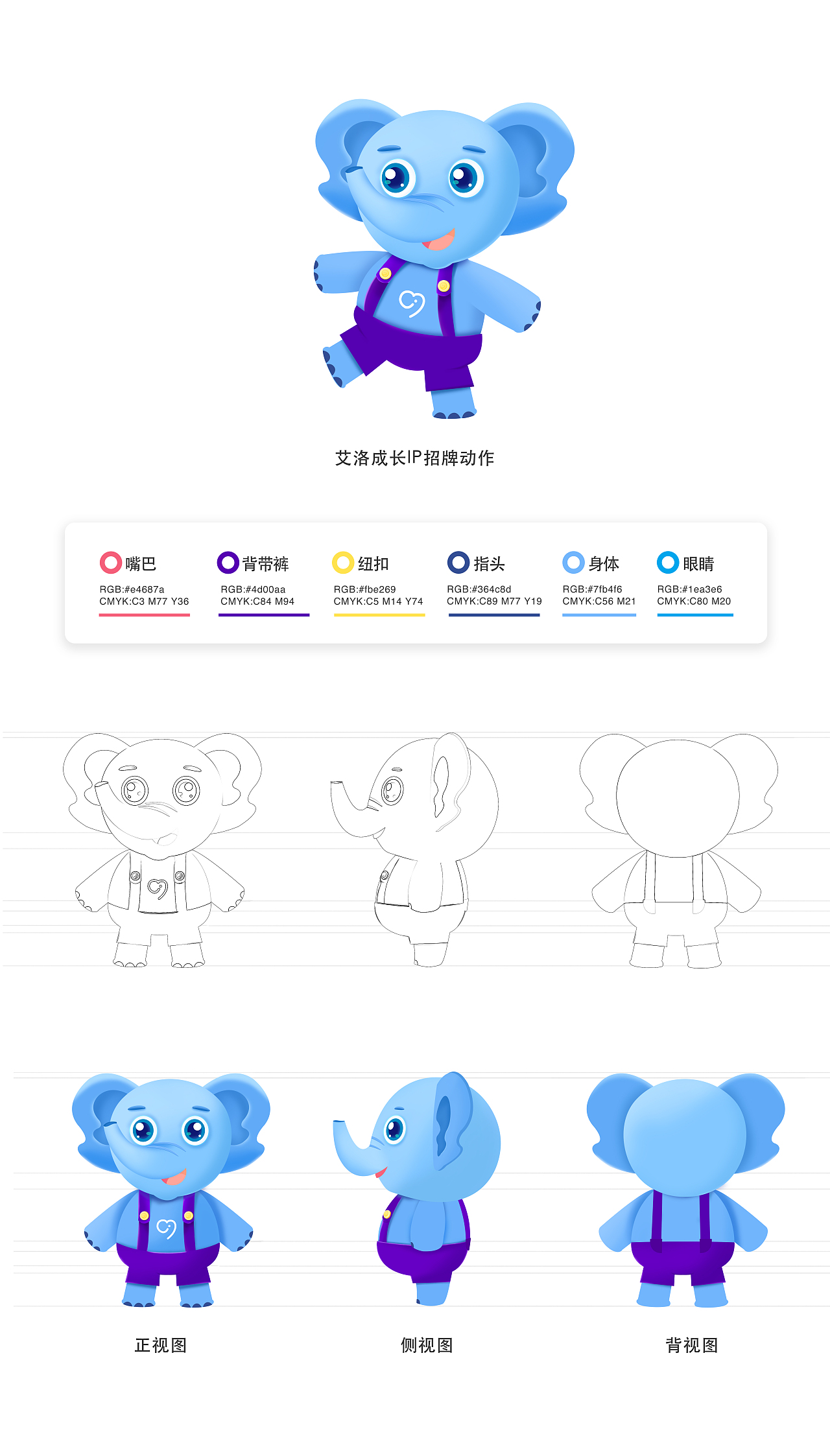 ip吉祥物设计小象