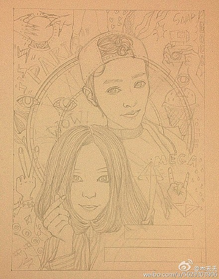 黑白涂鸦（图ZNDMwNzg5MzY=） - 新锐潮流插画 - 站酷设计师木禾夭原创素材 - 站酷ZCOOL