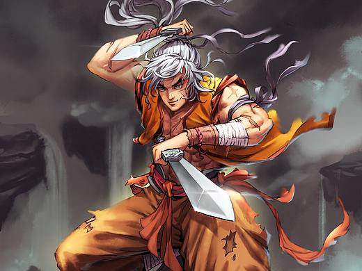 小哥（个人主页-ZNDI0NDkwMTI=） - 艺术插画 - 站酷设计师小鱼儿灬oO原创素材 - 站酷ZCOOL