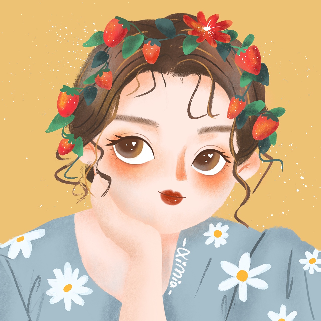 女生头像练习