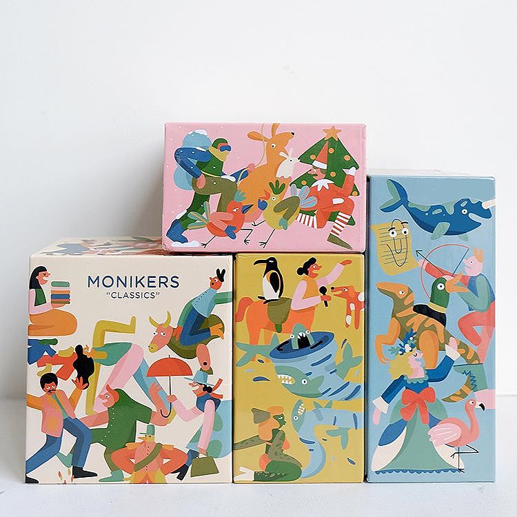 艺峰国际艺术家Cecile Gariepy为游戏品牌Monikers设计（图ZMTkyNTg4OTUy） - 包装 - 站酷设计师AG艺峰国际原创素材 - 站酷ZCOOL