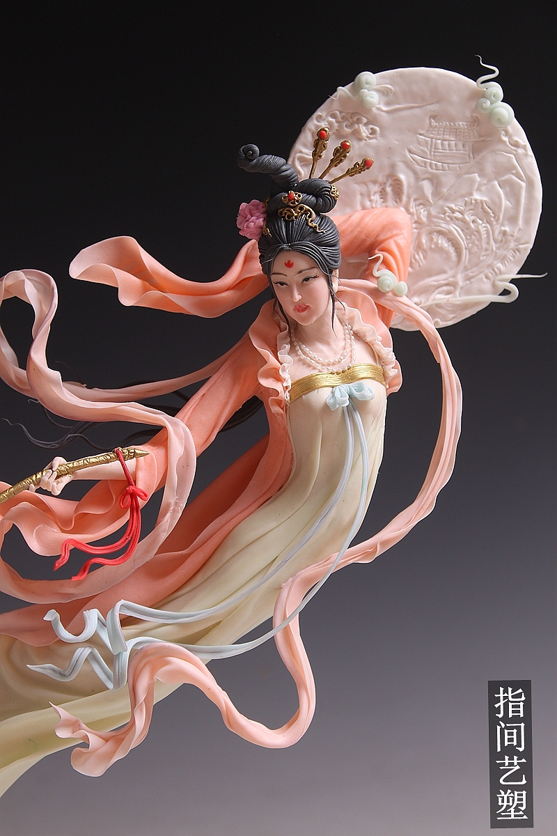 面塑(嫦娥奔月)