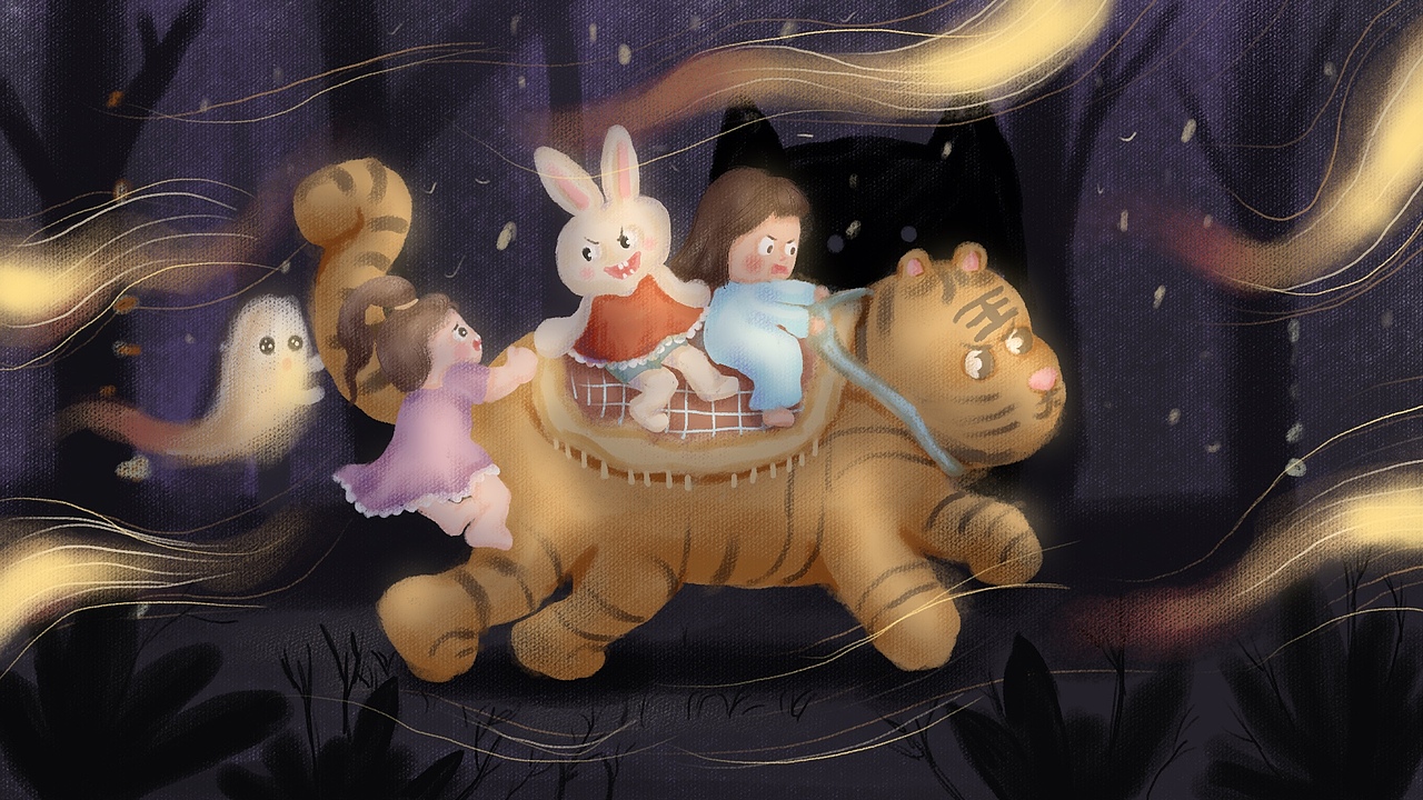 儿童插画（图ZMjg0MzI1MDMy） - 儿童插画 - 站酷设计师插画师紫粒原创素材 - 站酷ZCOOL