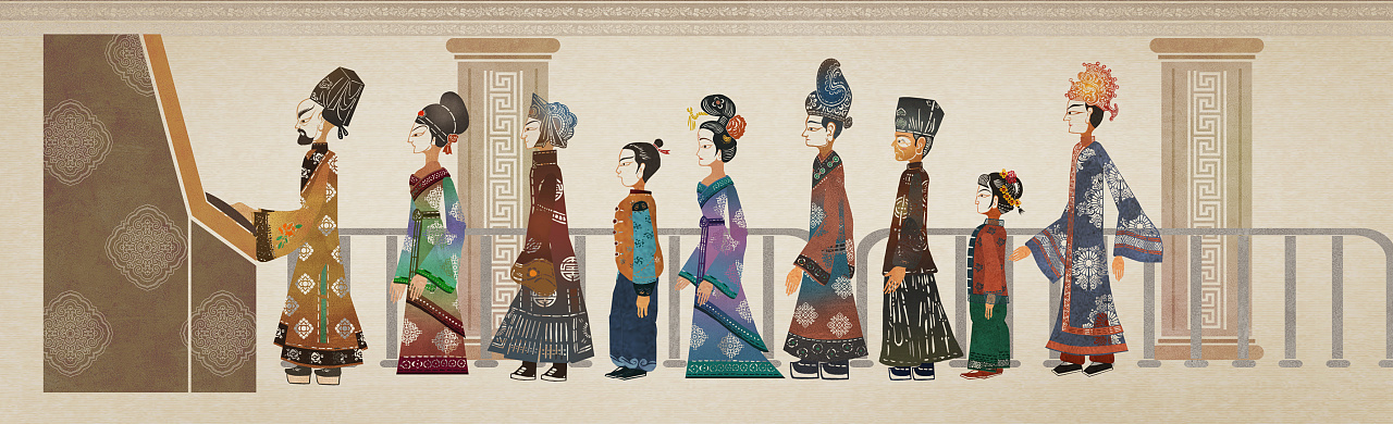 支付宝&西安地铁皮影动画|插画|商业插画|刘明de画画本子 - 原创作品