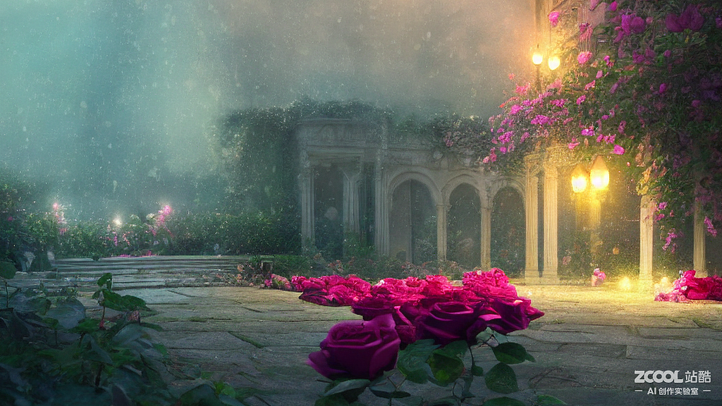 #AI创作实验室#玫瑰宫殿（图ZMzIwMjEwNzcy） - AI作品 - 站酷设计师Z212078077原创素材 - 站酷ZCOOL