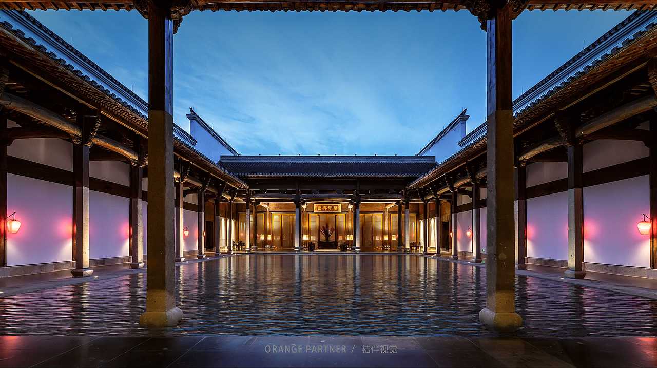 建筑摄影朱家角安麓酒店桔伴视觉