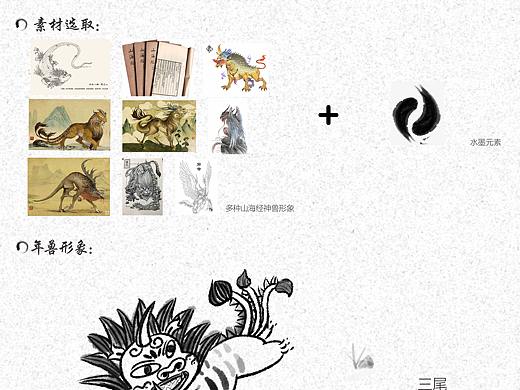 《年文化中年兽邮票设计》——陈瑶