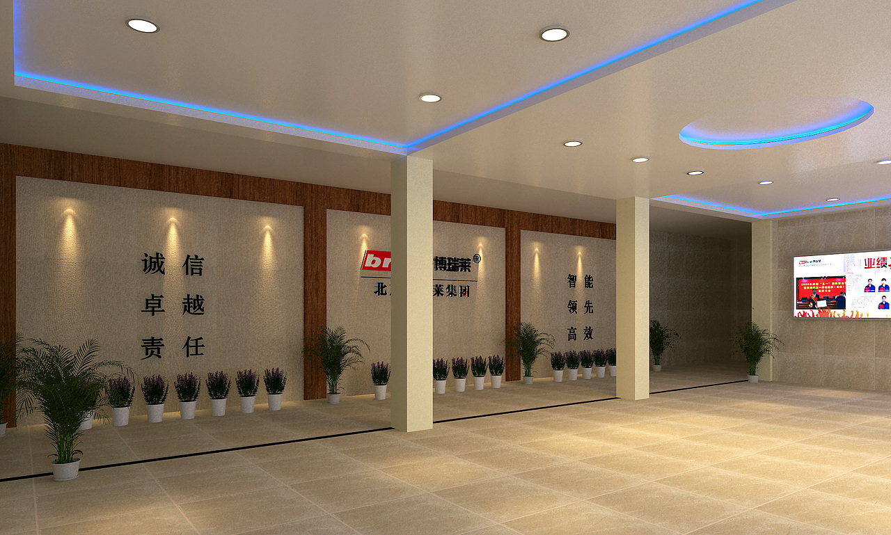 公司前厅改造（图ZMjMyMjg2MTMy） - 家装设计 - 站酷设计师hnhywg原创素材 - 站酷ZCOOL