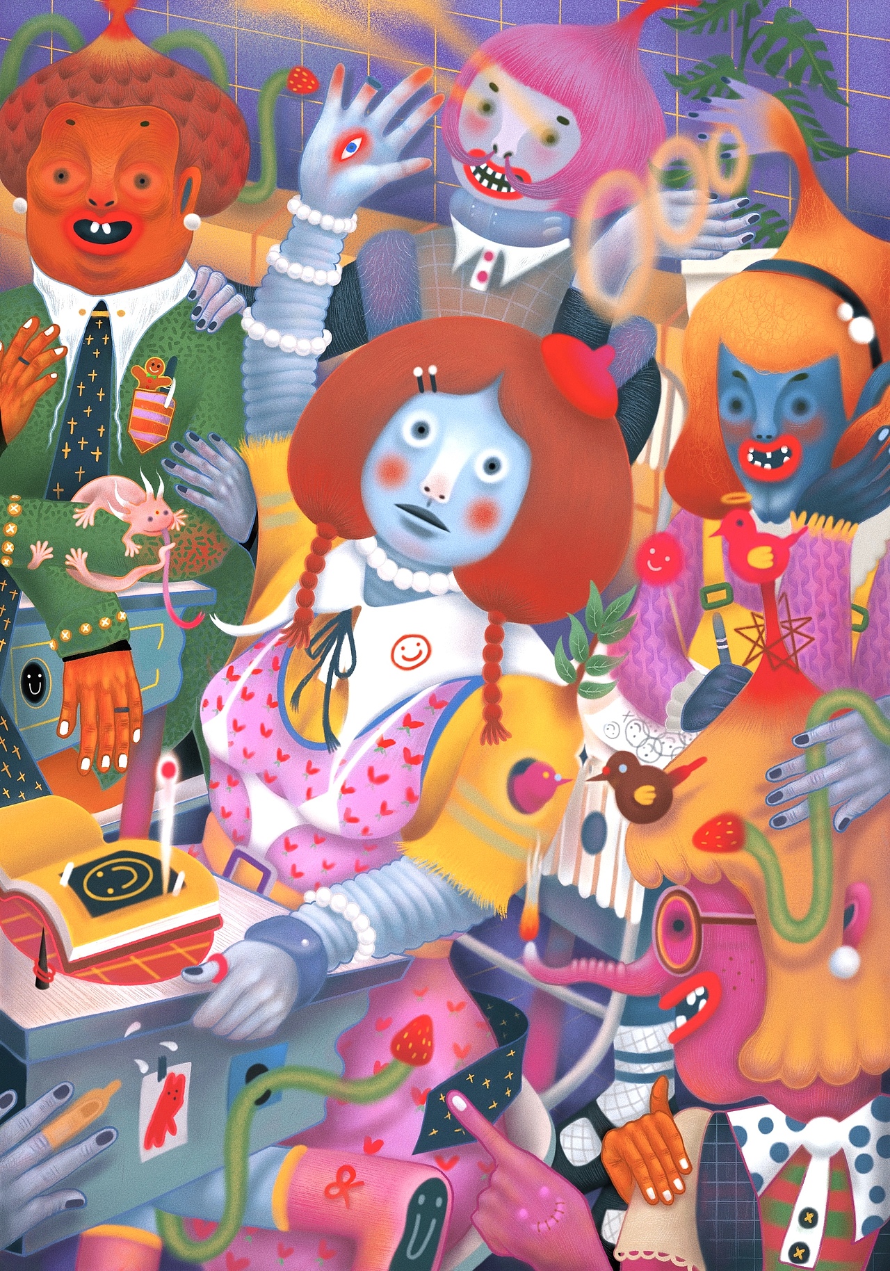 Schoolday 【插画灵感】（图ZMjMxMzA2NTU2） - 概念设定 - 站酷设计师阿浓浓浓啊原创素材 - 站酷ZCOOL