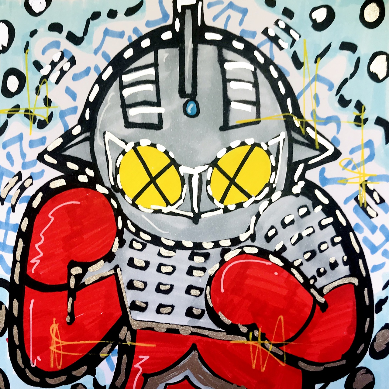 发一组奥特曼|插画|新锐潮流插画|掉毛的歪歪 - 原创作品 - 站酷