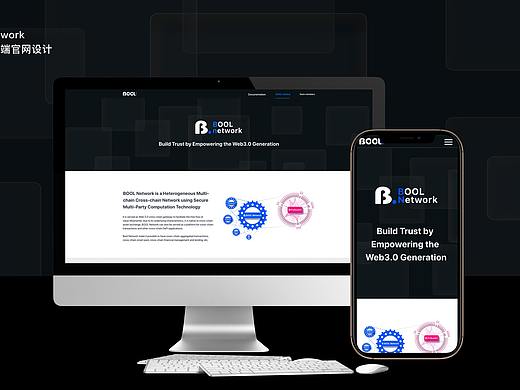 BOOL Network pc&移动端官网设计