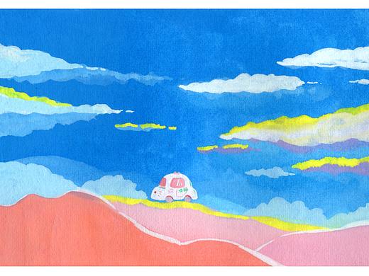 1/365鱼兮手绘水彩小插图365天