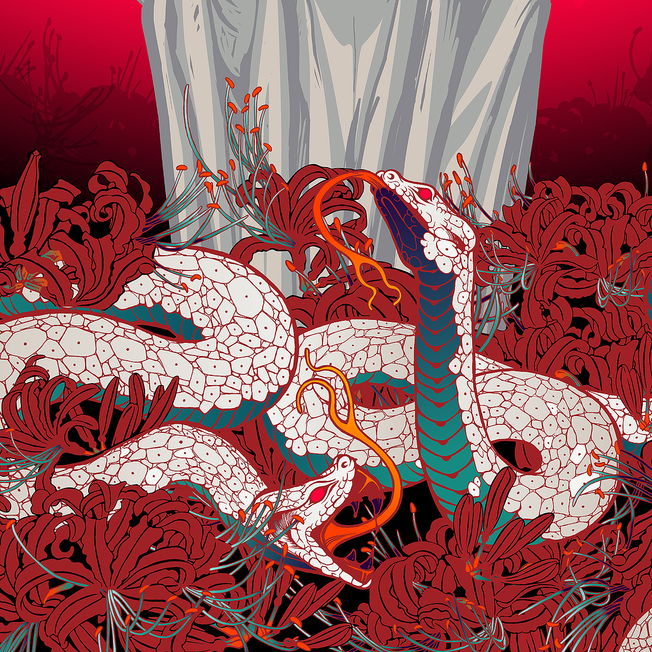 圣母和小天使illustration-evil boys（图ZNTY2Mjg5MDg=） - 艺术插画 - 站酷设计师插画师杨博原创素材 - 站酷ZCOOL