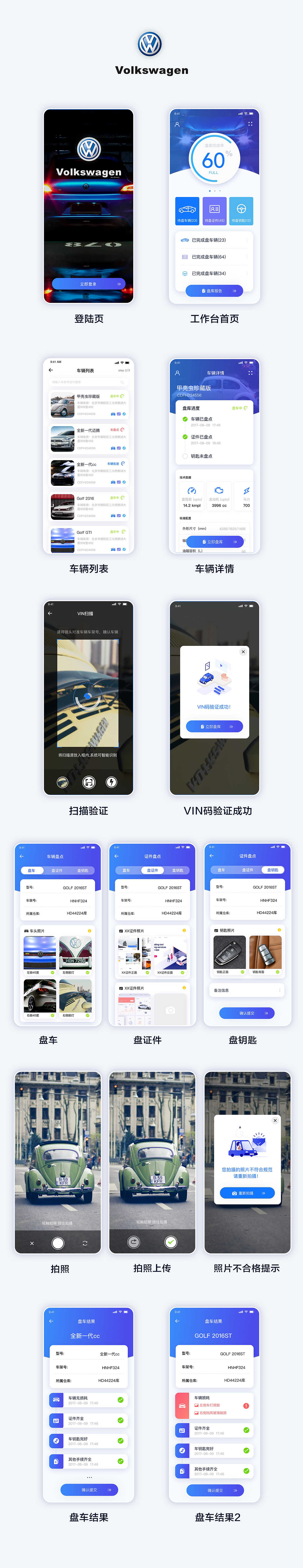 大众汽车盘库系统