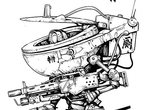 馬桶人（個人主頁-ZNDA1Mjg1MDg=） - 概念設定 - 站酷設計師鱧天原創(chuàng)素材 - 站酷ZCOOL