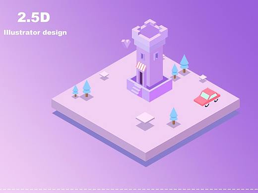 2.5D建筑（个人主页-ZMjQ3NTYwMjA=） - 其他UI - 站酷设计师strange77原创素材 - 站酷ZCOOL