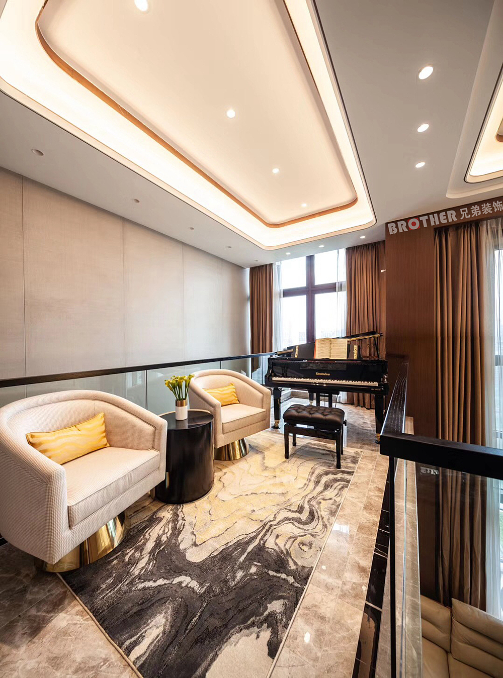 龙兴别墅装修,金科御临河装修,御临河别墅设计图改造