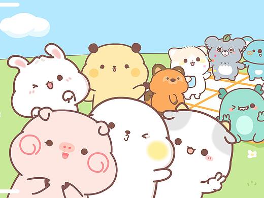 微信表情｜萌扎friends大聚会
