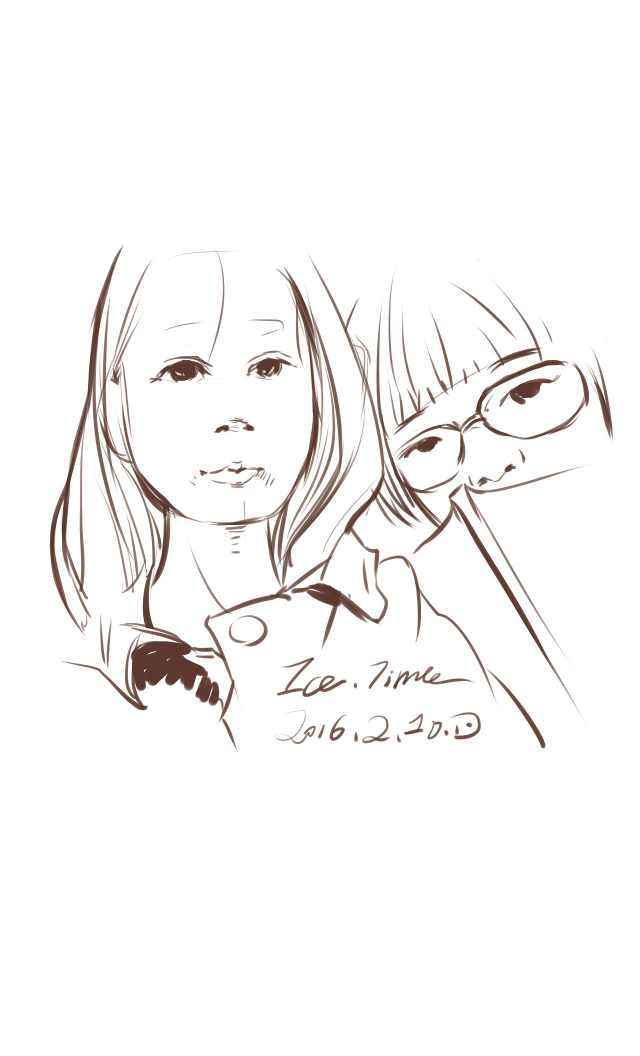 2016年的练习稿 画的小头像（图ZNjc4OTI1NTI=） - 创作习作 - 站酷设计师现在是IceTime原创素材 - 站酷ZCOOL