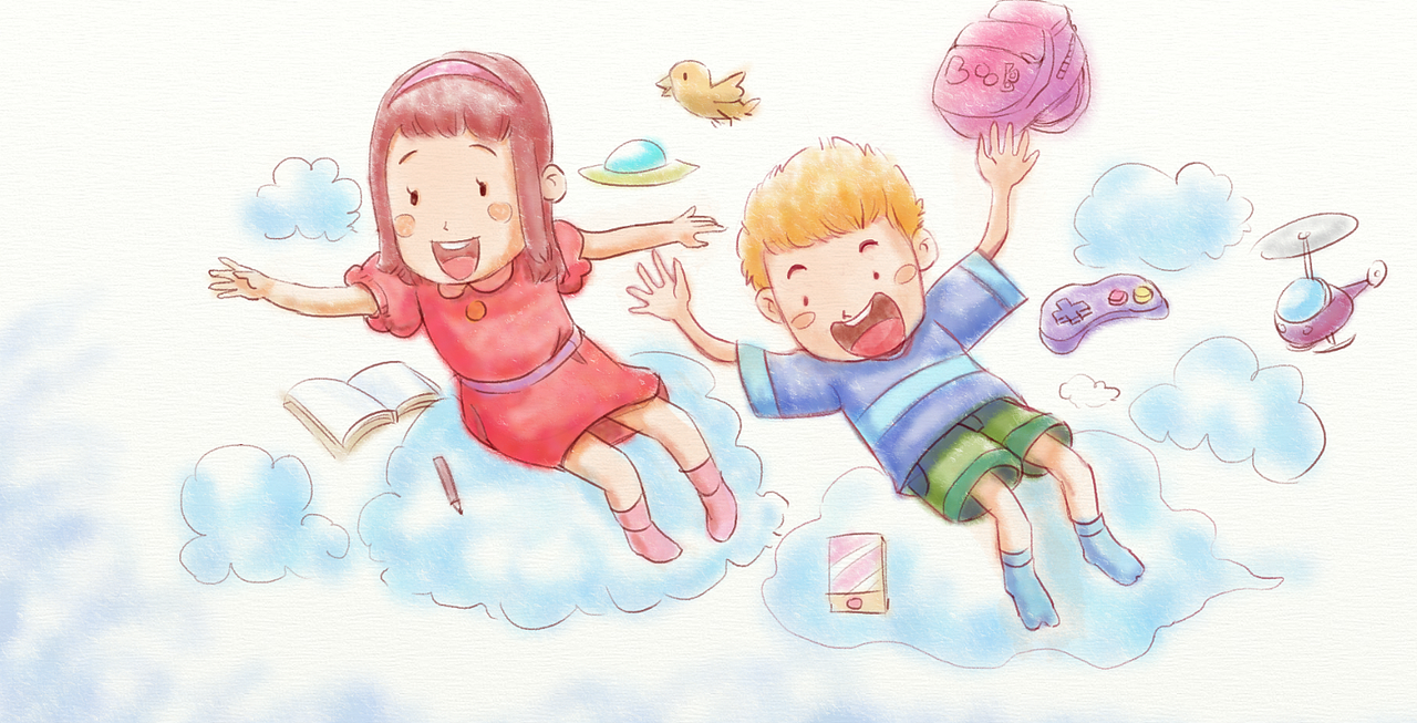 一些~快乐的儿童插画