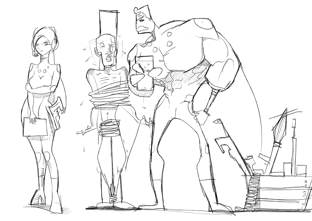 自创风格概念人设（图ZNTQ4ODMzMDQ=） - 动画片 - 站酷设计师泽州ZZ原创素材 - 站酷ZCOOL