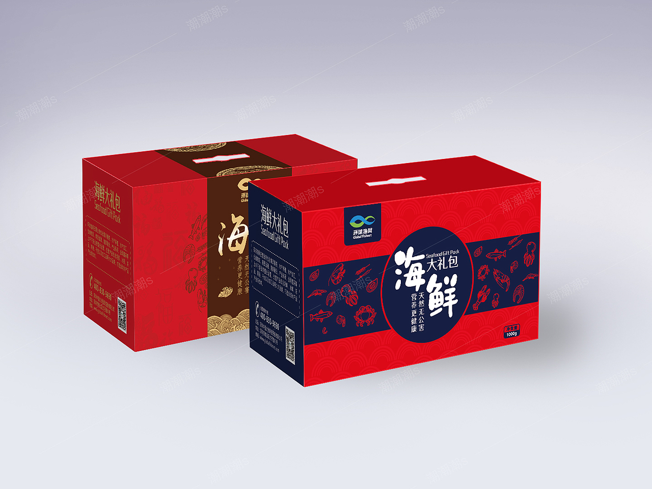 海鲜礼盒包装