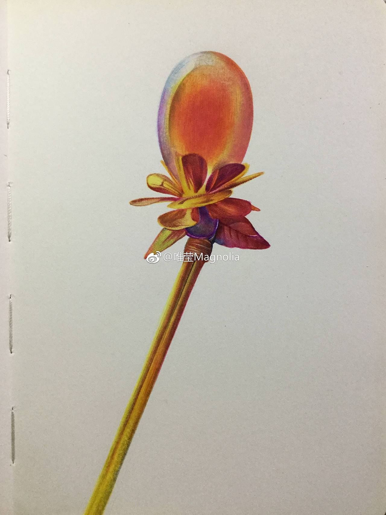 一个发簪（图ZMTE0NDA4NzI0） - 绘画 - 站酷设计师唯莹原创素材 - 站酷ZCOOL