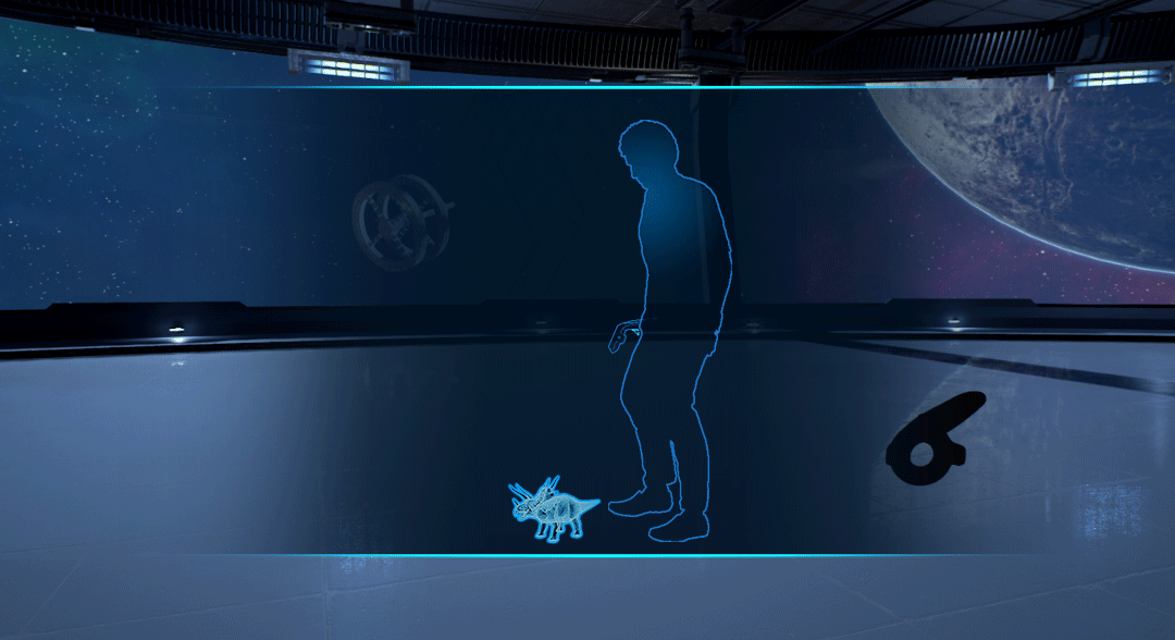 VR游戏ARK PARK前期UI概念设计