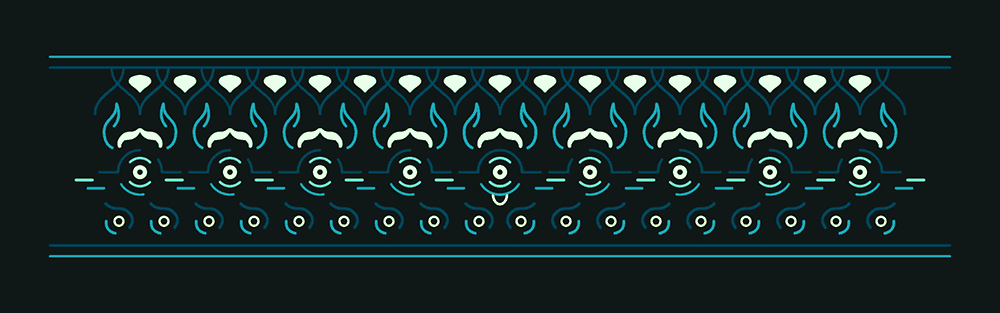 ELEMENTS | 动态属性卡牌・曼荼罗图案・字体