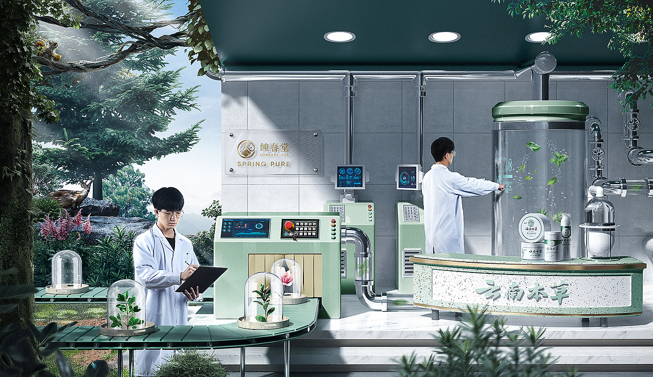 场景合成- 创意+C4D+摄影+合成溶图（图ZMjY4OTk1MzUy） - 其他平面 - 站酷设计师神探一波洛克原创素材 - 站酷ZCOOL
