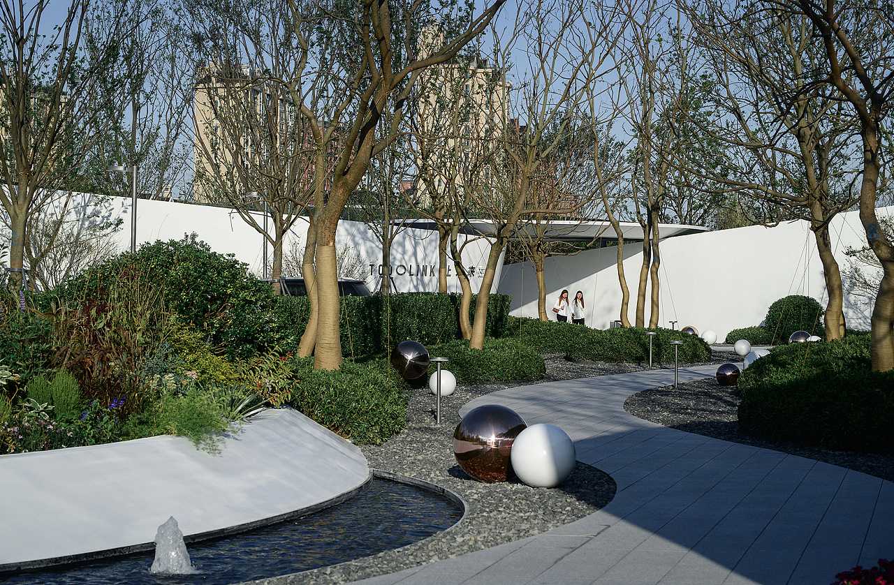 项目:上海南桥龙湖天曜示范区 设计:上海朗道景观 摄影:南西空间影像