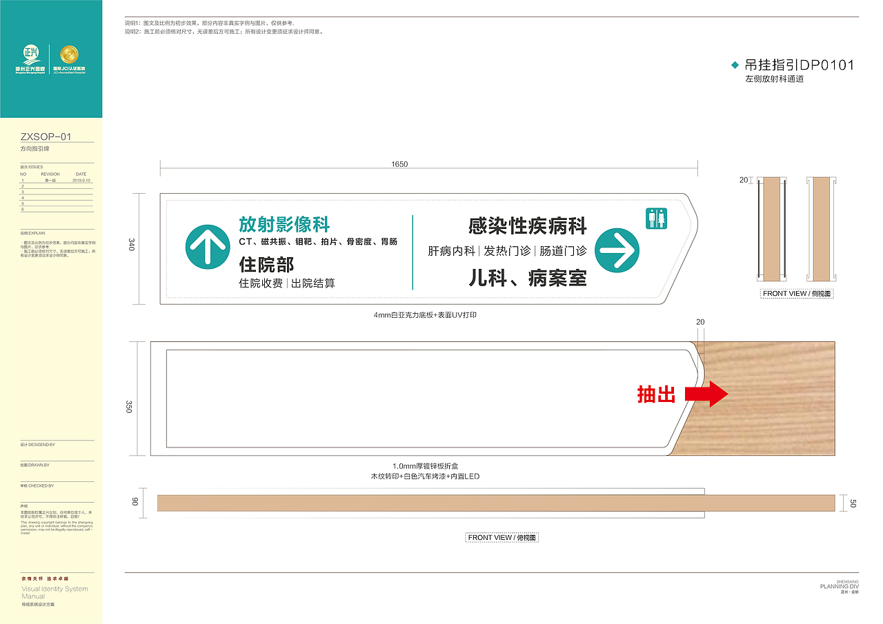 医院导视标识设计