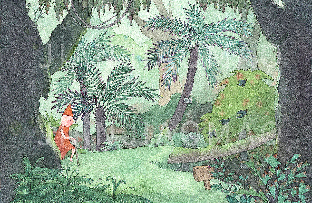 植物园（图ZMTI2NzY2OTUy） - 商业插画 - 站酷设计师尖角帽原创素材 - 站酷ZCOOL