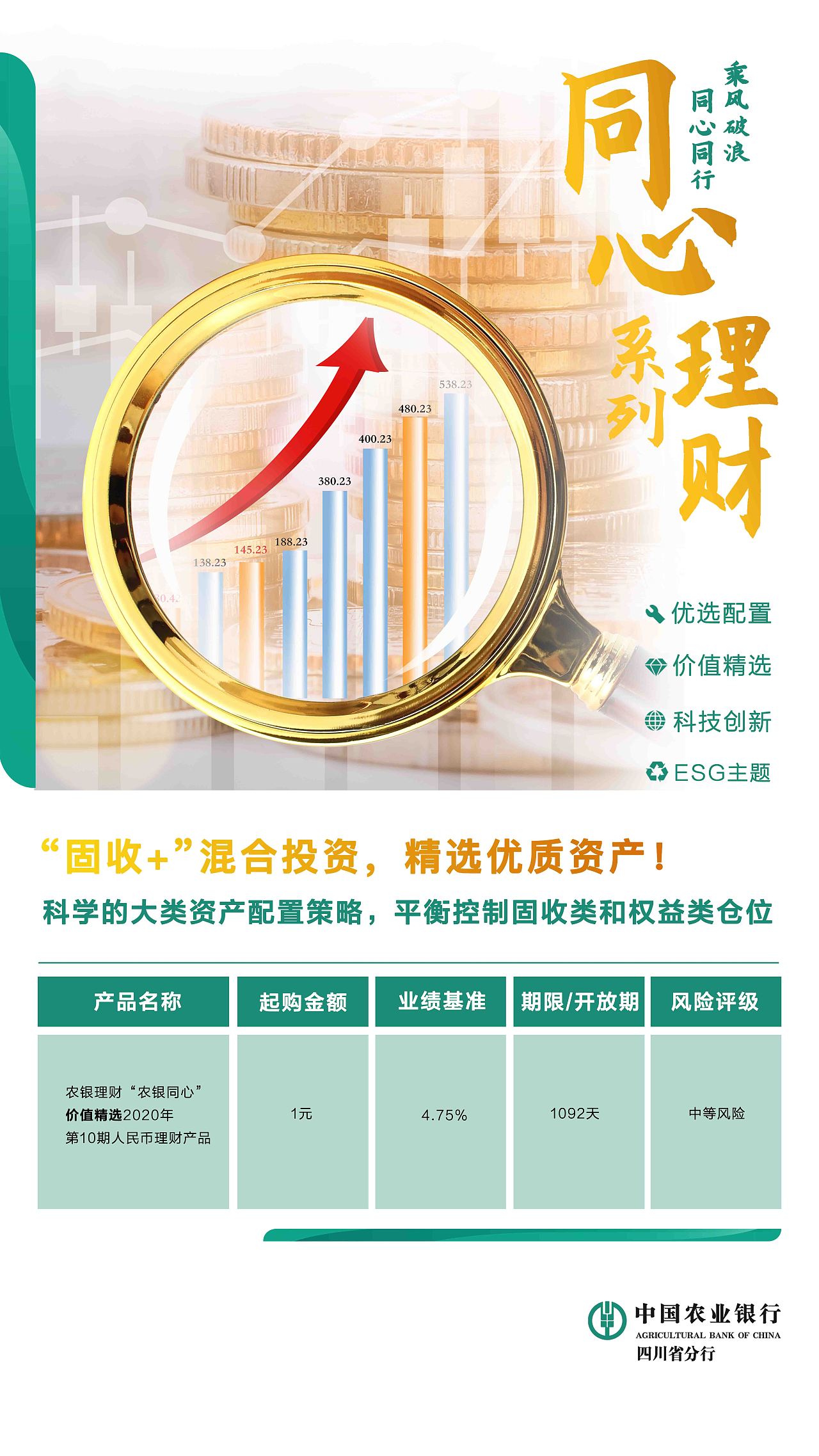 中国农业银行-产品类宣传海报