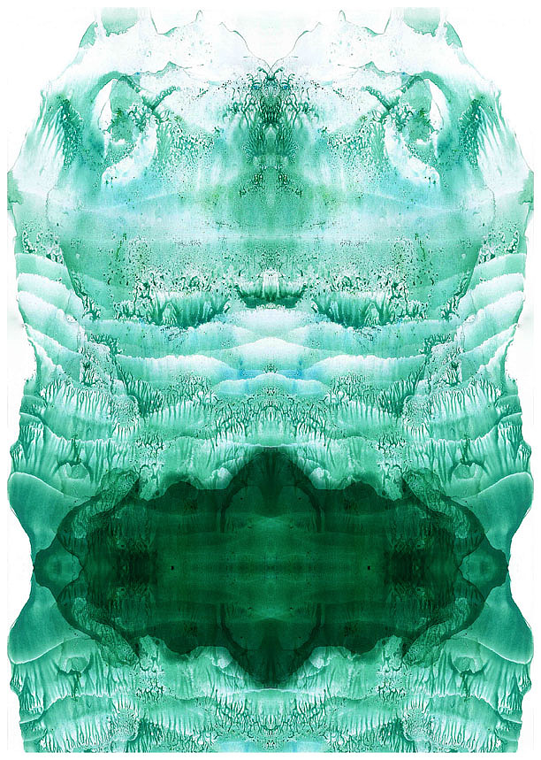 玩肌理-(美的,不是墨的黑,而是水的柔.