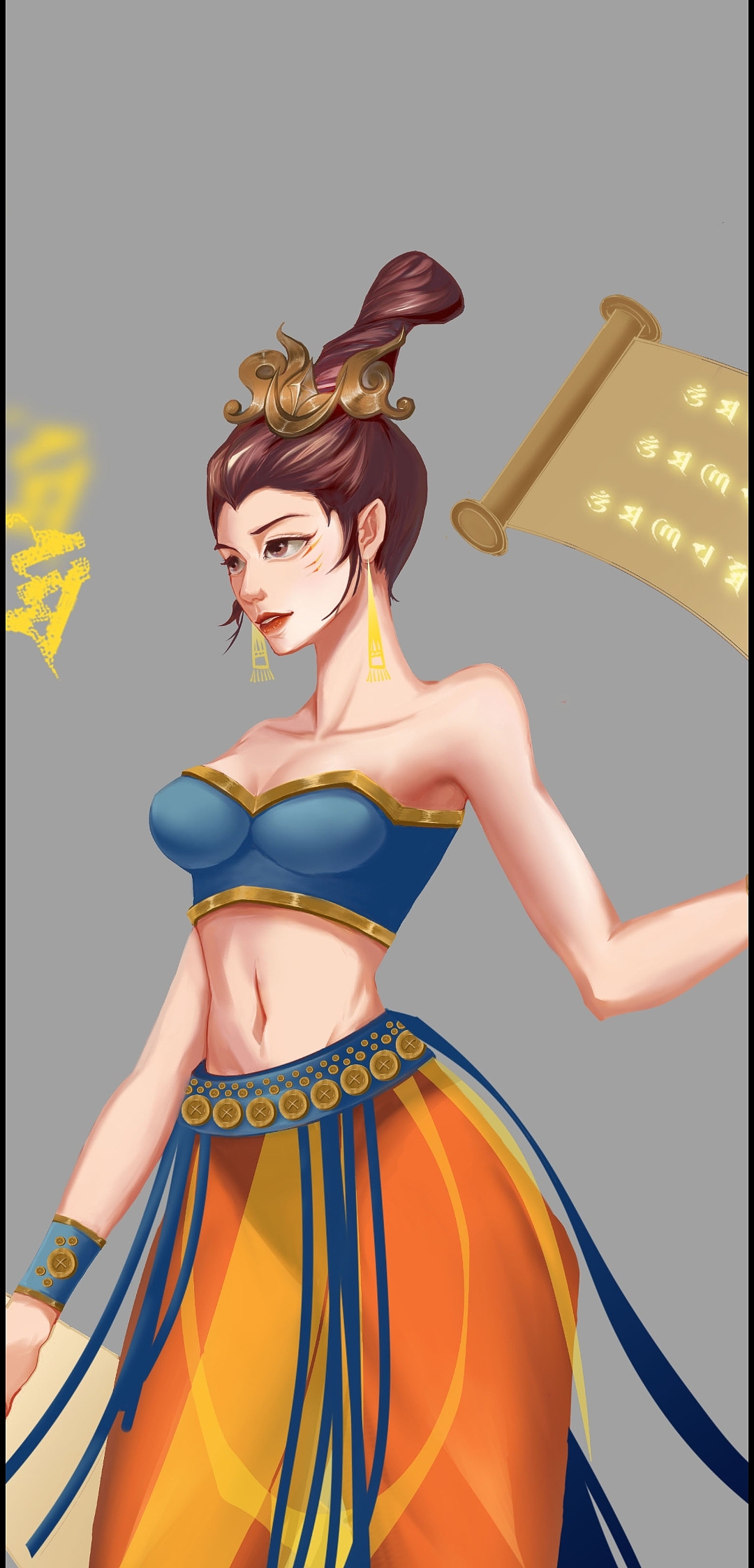 敦煌少女游戏原画立绘